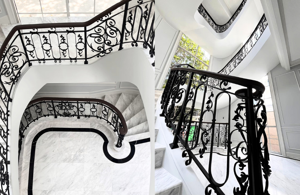 ราวบันไดเหล็กร็อทไอร์ออน 