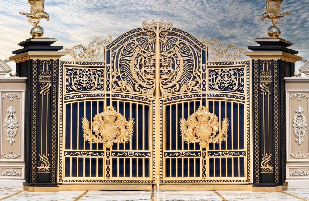 แต่งบ้านหรู ประตูรั้วเหล็กดัด