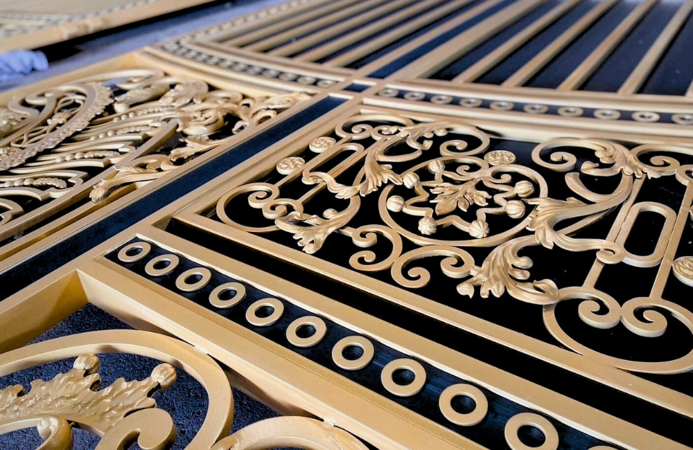 เคลือบผิวโลหะ รูปทรงซับซ้อน