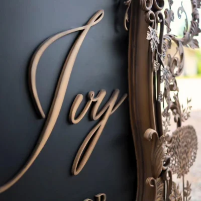 งานป้ายชื่อ ป้ายบ้านเลขที่