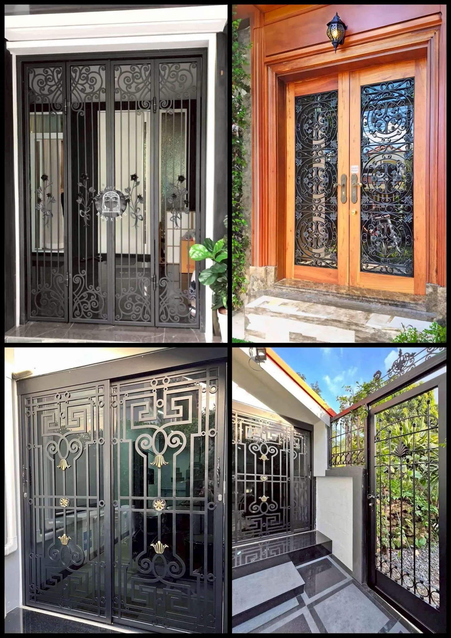 เหล้กดัดหน้าต่างมินิมอล