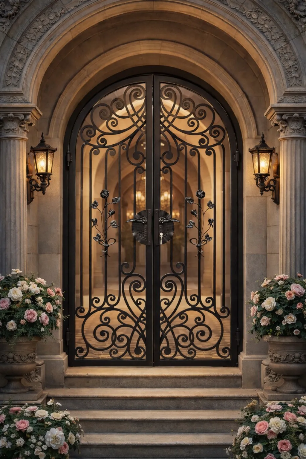 ประตูบ้านหรูหรา