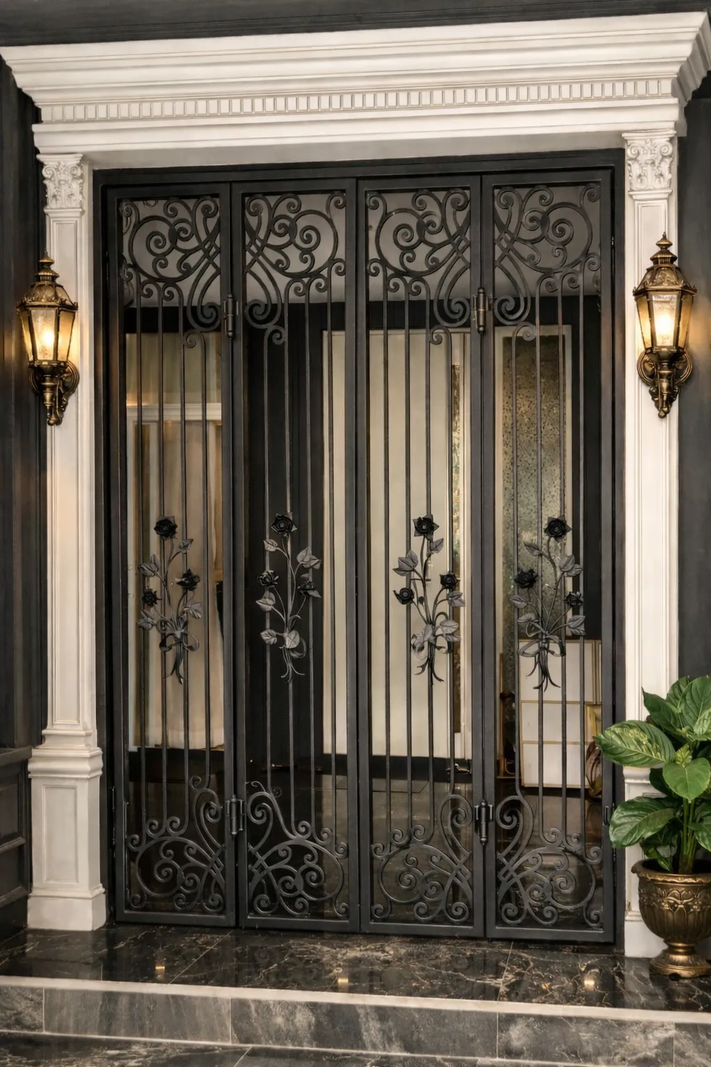 ประตููเหล็กดัด